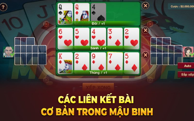 Các liên kết bài cơ bản trong Mậu Binh