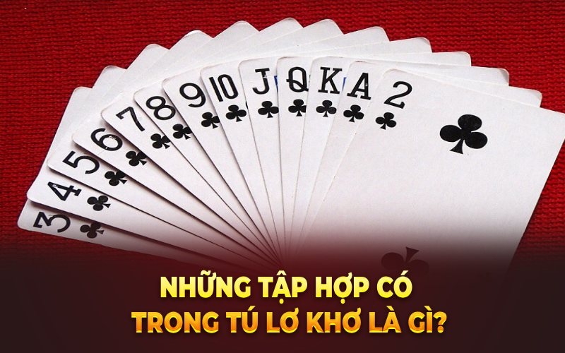 Những tập hợp có trong tú lơ khơ là gì?